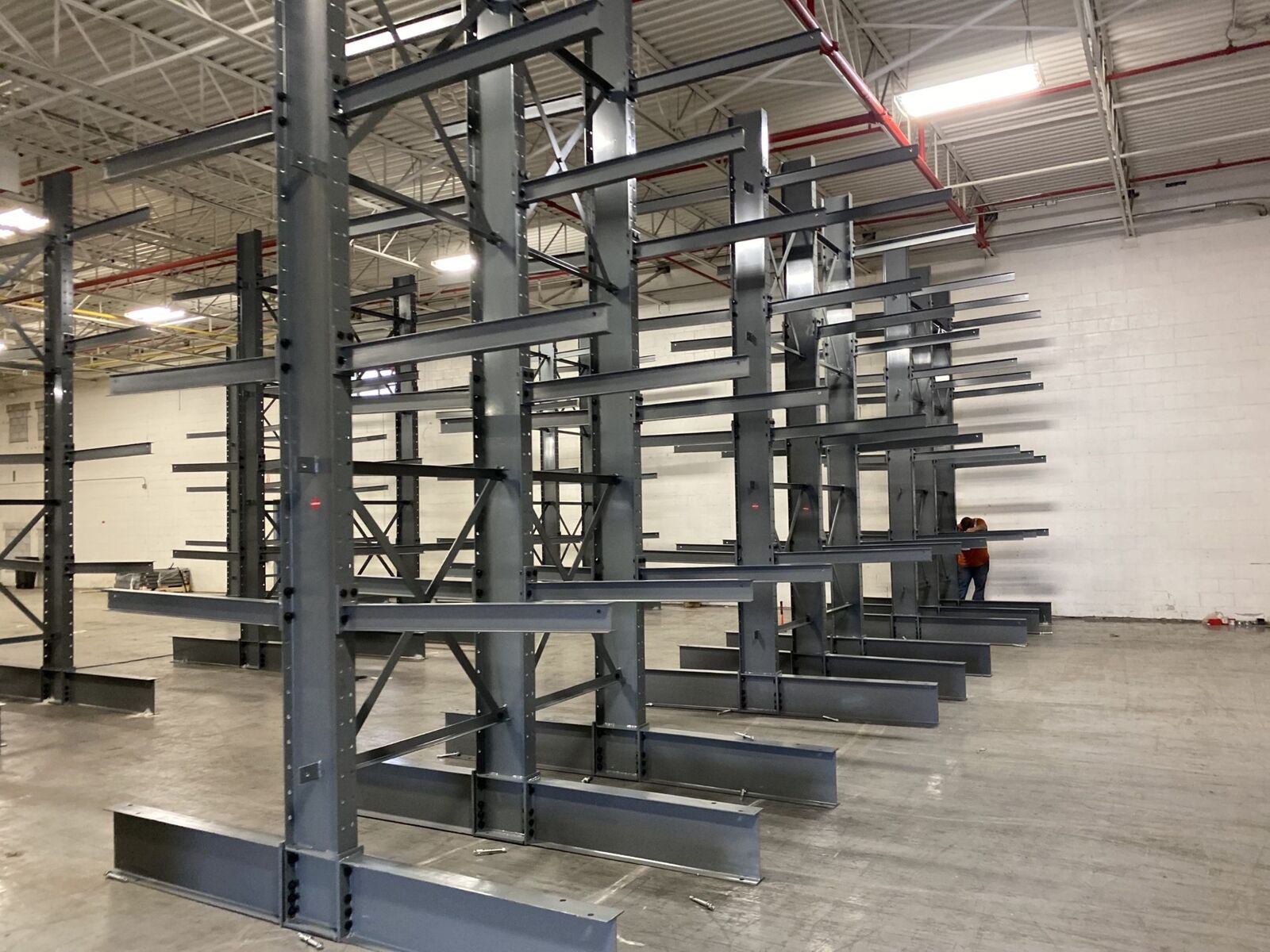 Cantilever Rack installed in a Bothell warehouse