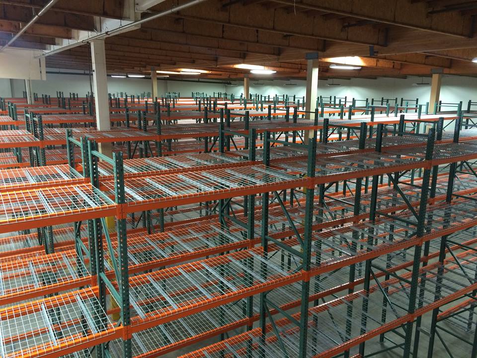 Pallet Rack installed in a Bothell warehouse